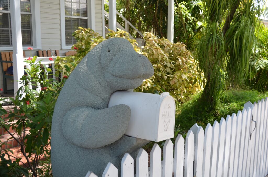 Floride boîte aux lettres lamantins Key West