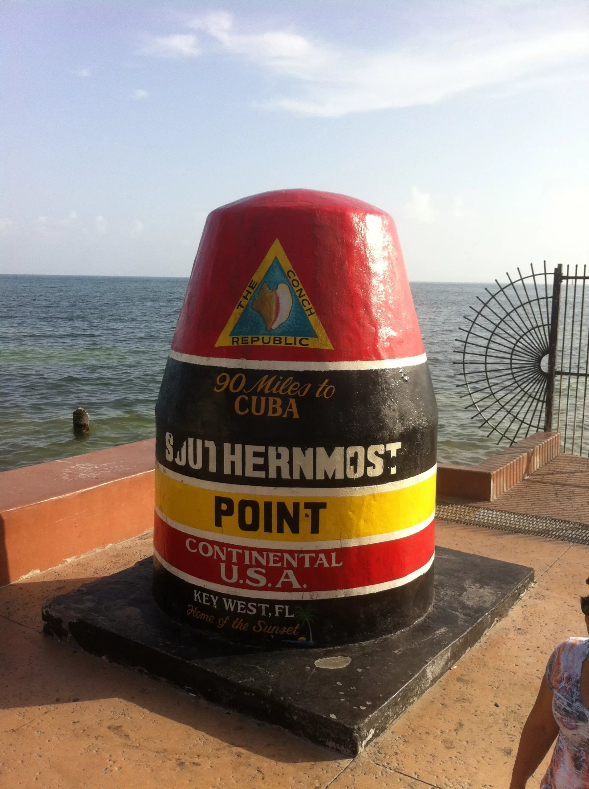 Floride Key West southernmost point
