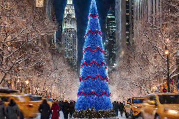 New York sapin de Noel