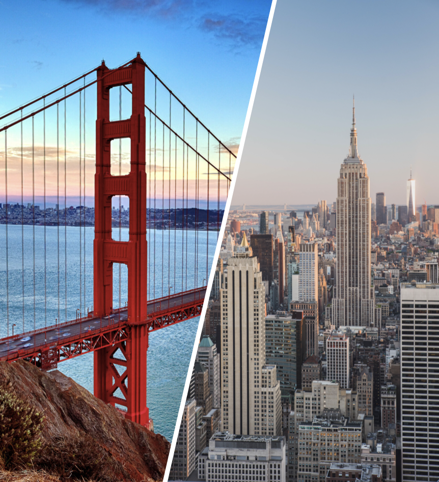 San Francisco vs New York / East Coast vs East Coast