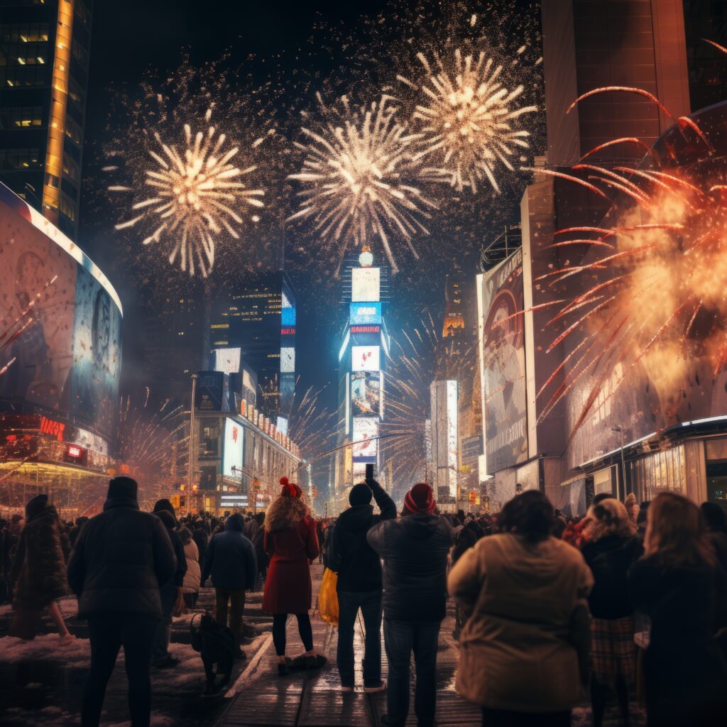 Nouvel An à Times Square - New York