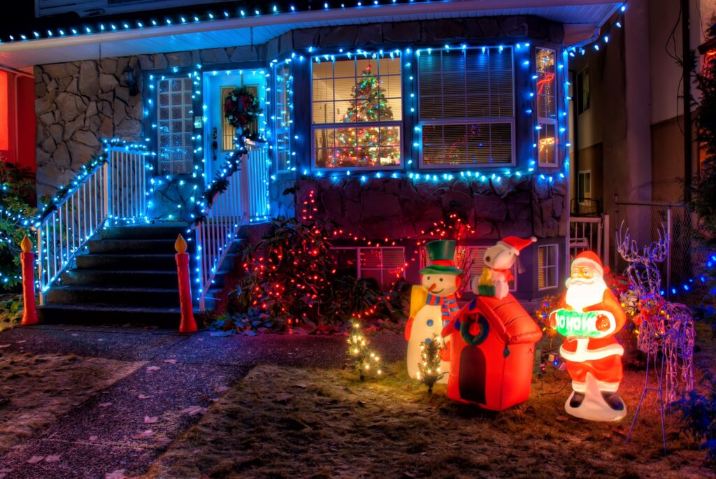 Décoration maison noël USA - noël à l'américaine