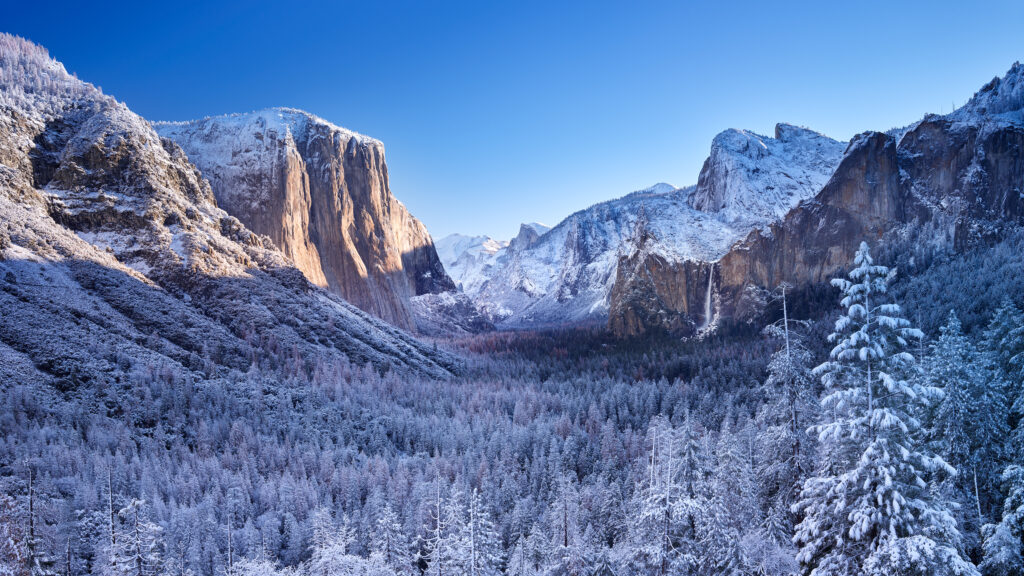 Yosemite sous la neige