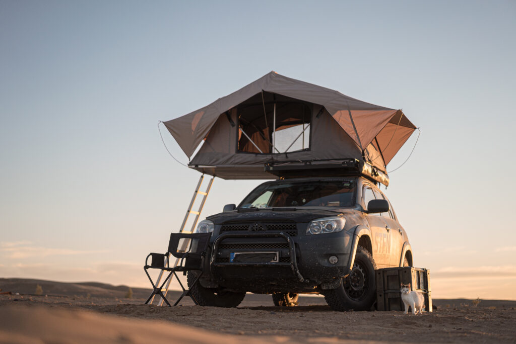 Namibie tente de toit 4x4